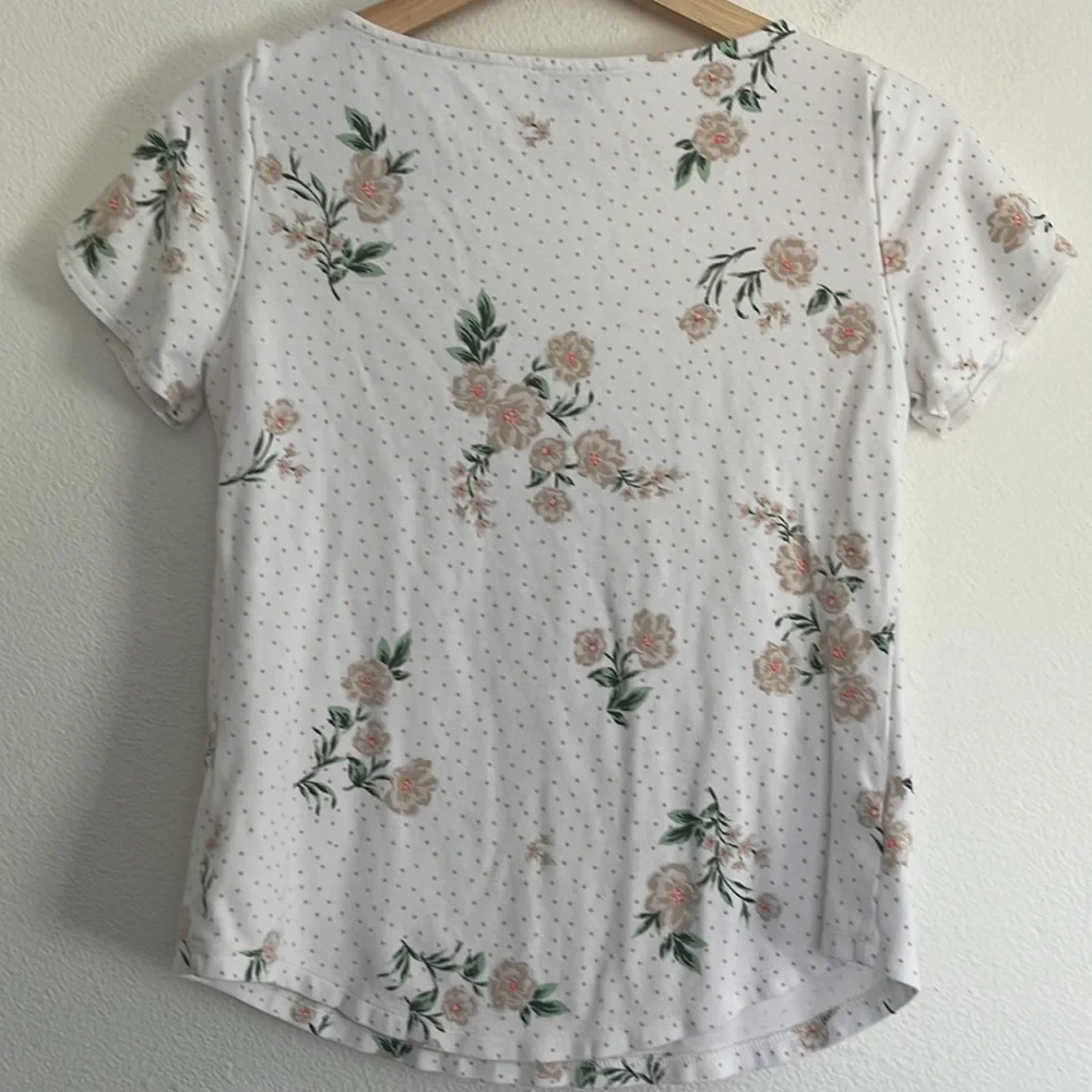 Ann Taylor dainty floral shirt XS - Picture 5 of 6